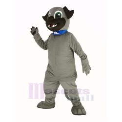 Gray Puppy Dog Mascot Costume Animal