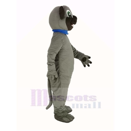 Gray Puppy Dog Mascot Costume Animal