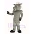 Power Gray Horse Mascot Costume with White Hair