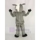 Power Gray Horse Mascot Costume with White Hair