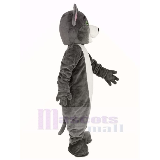 Gray Mouse Mascot Costume with Pink Ears Animal