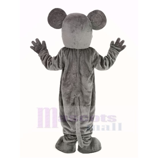 Gray Mouse Mascot Costume with Pink Ears Animal