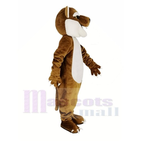 Lindo marrón Linces Disfraz de mascota Animal