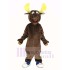 Strong Funny Brown Moose Mascot Costume Animal