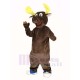 Strong Funny Brown Moose Mascot Costume Animal