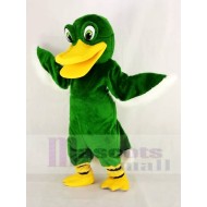 Funny Green Duck Mascot Costume Animal