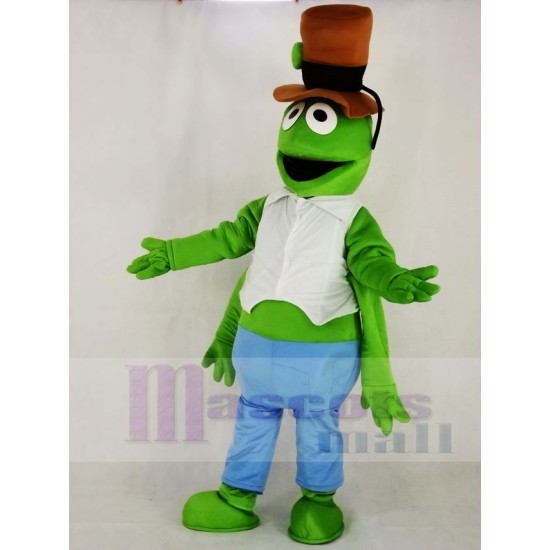 Green Grasshopper Mascot Costume Insect