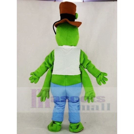 Green Grasshopper Mascot Costume Insect