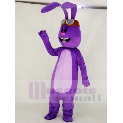 Purple Bunny Rabbit Mascot Costume Animal