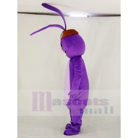 Purple Bunny Rabbit Mascot Costume Animal