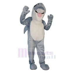 Alegre Delfín gris Disfraz de mascota Animal