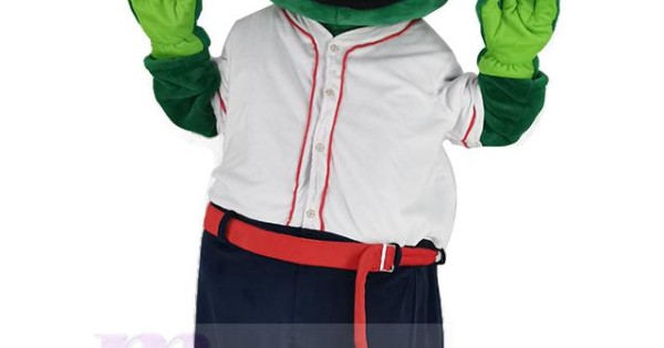 Wally Red Sox with White T-shirt Mascot Costume