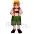 Leprechaun Mascot Costume Cartoon in Green shorts