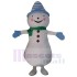 Happy Snowman Mascot Costume Cartoon