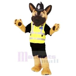 Police Dog Mascot Costume Cartoon