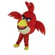 Red Angry Birds Mascot Costume Cartoon