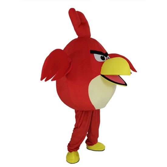 Red Angry Birds Mascot Costume Cartoon