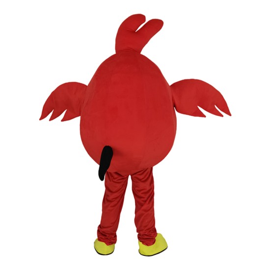 Red Angry Birds Mascot Costume Cartoon