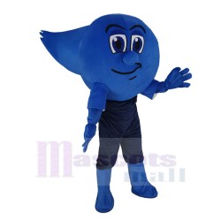 Royal Blue Comet Mascot Costume Cartoon