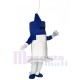 White-and-Blue Syringe for Hospital Clinic Mascot Costume