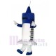 White-and-Blue Syringe for Hospital Clinic Mascot Costume