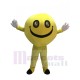 Yellow Emoji Grinning Happy Smiley Face Mascot Costume