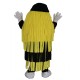 Yellow and Black Car Wash Cleaning Brush Mascot Costume