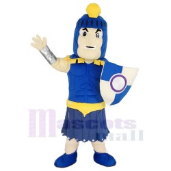 Blue Strong Titan Spartan Costume de mascotte Gens