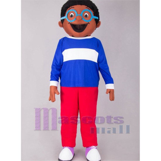 Genius Boy Mascot Costume People	