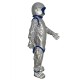 Silver Astronaut Mascot Costume People