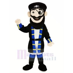 Barbe Pirate Costume de mascotte en manteau bleu Gens