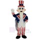 US Character Uncle Sam Man Mascot Costume People