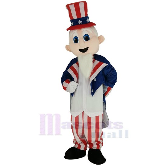 US Character Uncle Sam Man Mascot Costume People