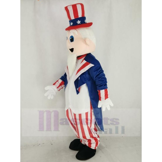 US Character Uncle Sam Man Mascot Costume People