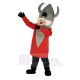 Madcap Viking Mascot Costume with Red Coat People