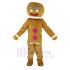 Gingerbread Man Mascot Costume Xmas Christmas