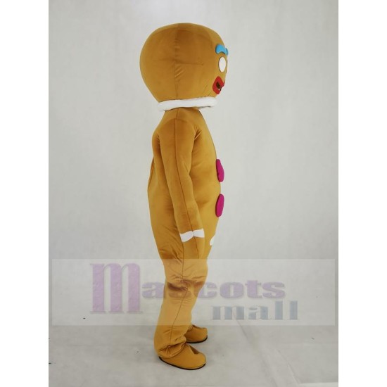 Gingerbread Man Mascot Costume Xmas Christmas