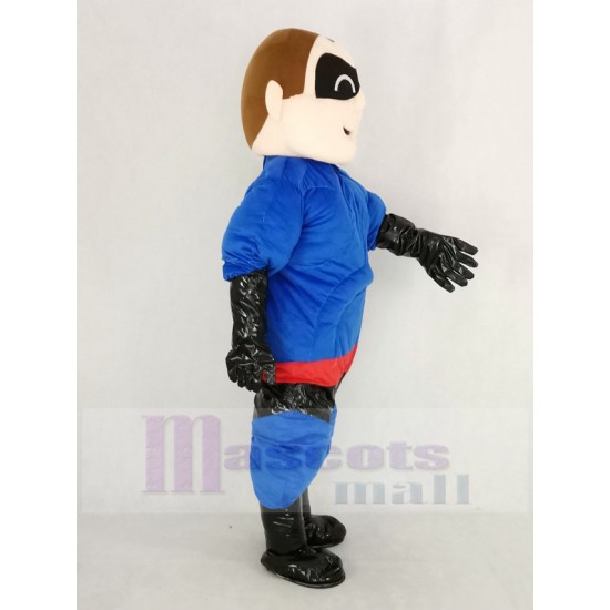 Funny Superman Mascot Costume Adult