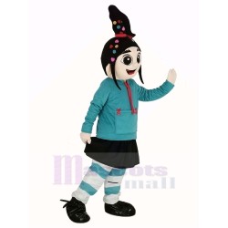 Girl Vanellope Mascot Costume Cartoon